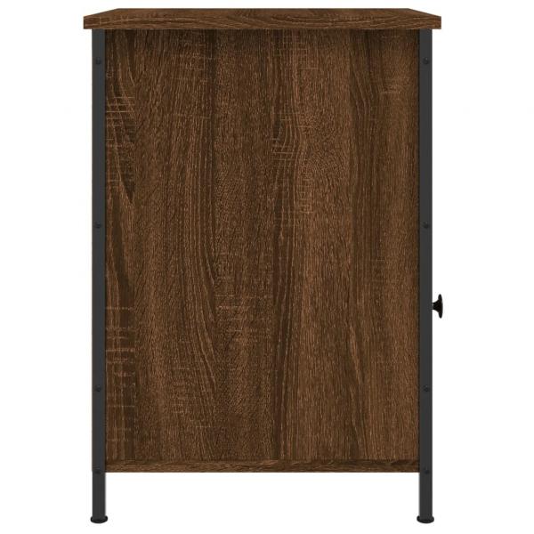 Nachttische 2 Stk. Braun Eichen-Optik 40x42x60 cm Holzwerkstoff