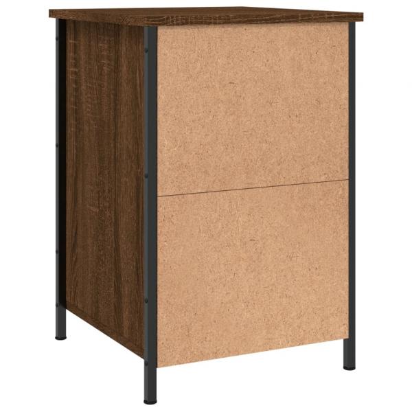 Nachttische 2 Stk. Braun Eichen-Optik 40x42x60 cm Holzwerkstoff