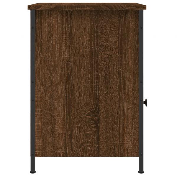 Nachttische 2 Stk. Braun Eichen-Optik 40x42x60 cm Holzwerkstoff