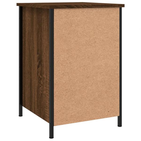 Nachttische 2 Stk. Braun Eichen-Optik 40x42x60 cm Holzwerkstoff