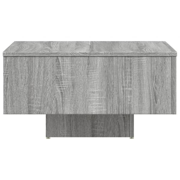 Couchtisch Grau Sonoma 60x60x31,5 cm Holzwerkstoff