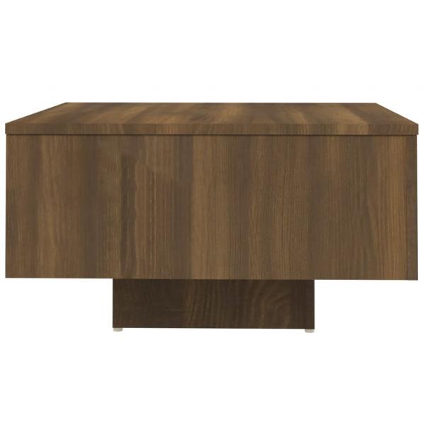 Couchtisch Braun Eichen-Optik 60x60x31,5 cm Holzwerkstoff