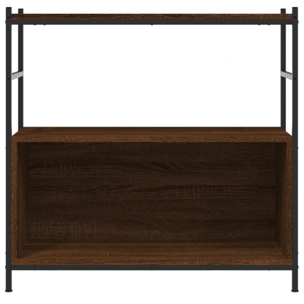 Bücherregal Braun Eichen-Optik 80x30x78,5cm Holzwerkstoff Eisen