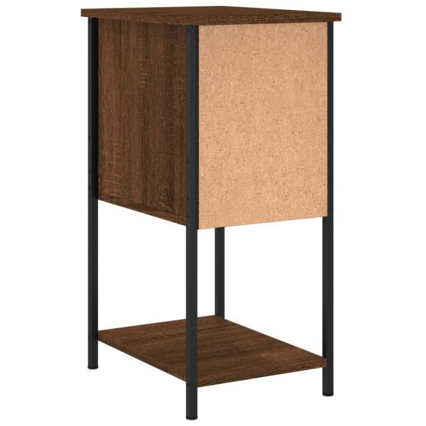 Nachttische 2 Stk. Braun Eichen-Optik 32x42x70 cm Holzwerkstoff