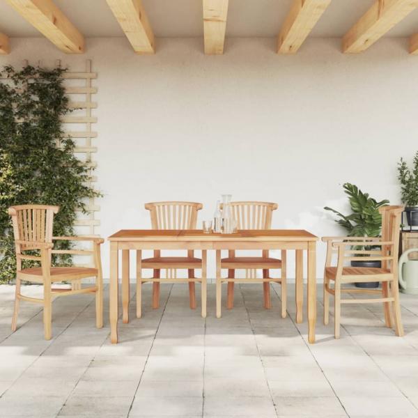 ARDEBO.de - 5-tlg. Garten-Essgruppe Massivholz Teak