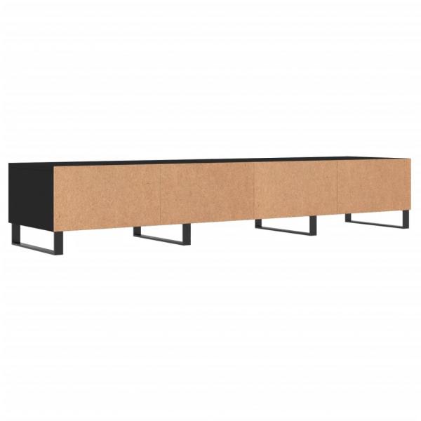 TV-Schrank Schwarz 150x36x30 cm Holzwerkstoff