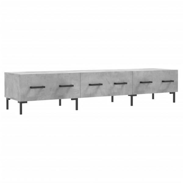 TV-Schrank Betongrau 150x36x30 cm Holzwerkstoff