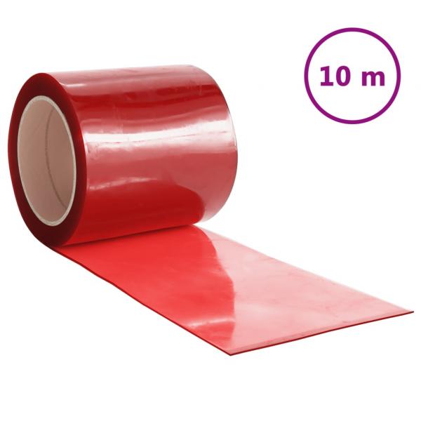 Türvorhang Rot 200x1,6 mm 10 m PVC