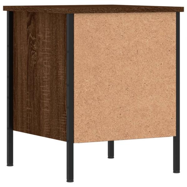 Nachttische 2 Stk. Braun Eichen-Optik 40x42x50 cm Holzwerkstoff