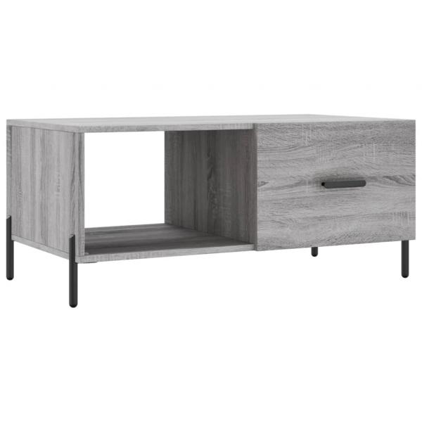 Couchtisch Grau Sonoma 90x50x40 cm Holzwerkstoff