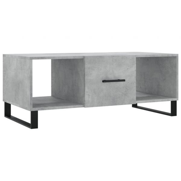 Couchtisch Betongrau 102x50x40 cm Holzwerkstoff