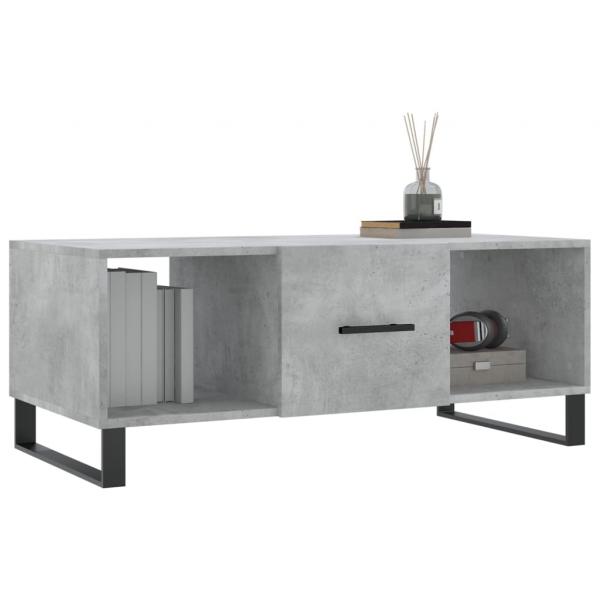 Couchtisch Betongrau 102x50x40 cm Holzwerkstoff