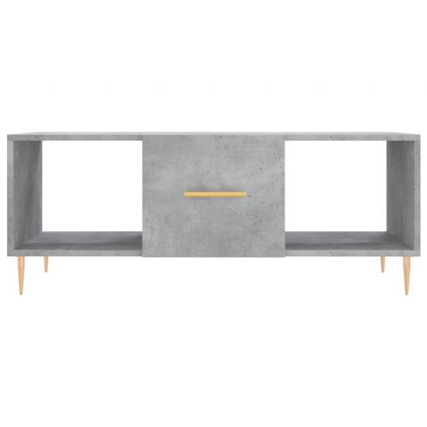 Couchtisch Betongrau 102x50x40 cm Holzwerkstoff