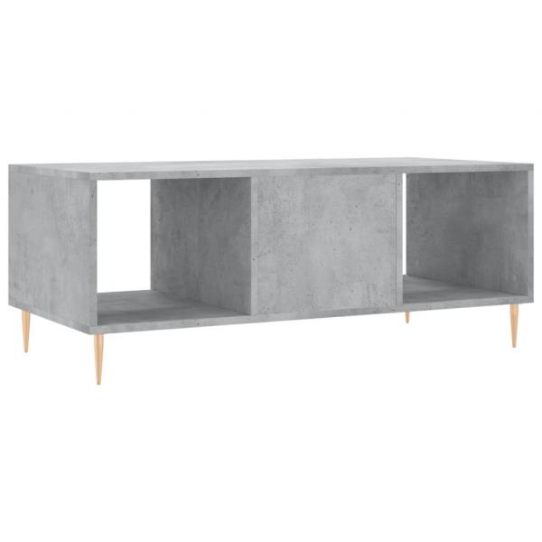 Couchtisch Betongrau 102x50x40 cm Holzwerkstoff