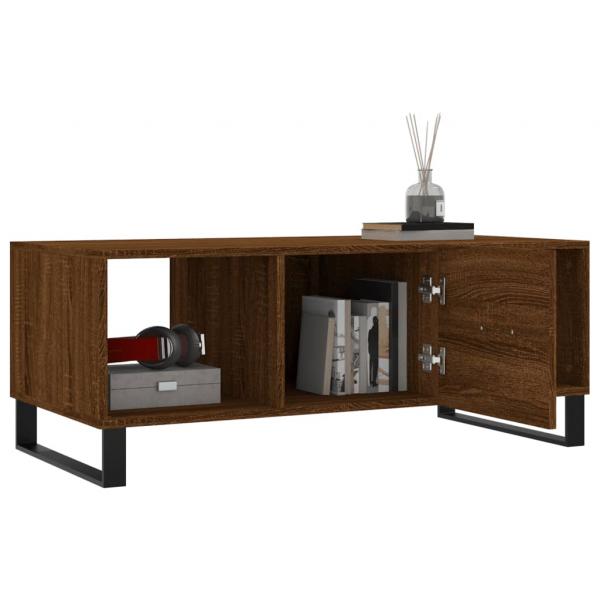 Couchtisch Braun Eichen-Optik 102x50x40 cm Holzwerkstoff