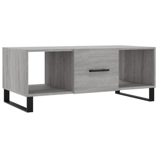 Couchtisch Grau Sonoma 102x50x40 cm Holzwerkstoff