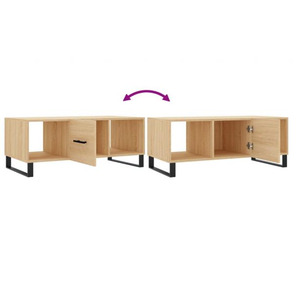 Couchtisch Sonoma-Eiche 102x50x40 cm Holzwerkstoff