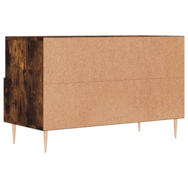 TV-Schrank Räuchereiche 80x36x50 cm Holzwerkstoff