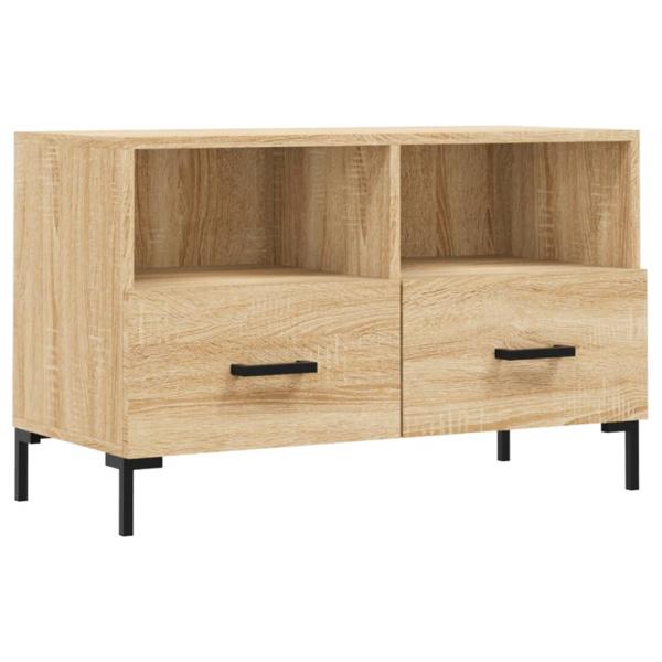 TV-Schrank Sonoma-Eiche 80x36x50 cm Holzwerkstoff