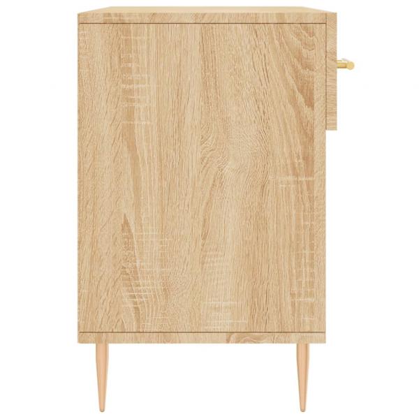 Schuhbank Sonoma-Eiche 102x35x55 cm Holzwerkstoff