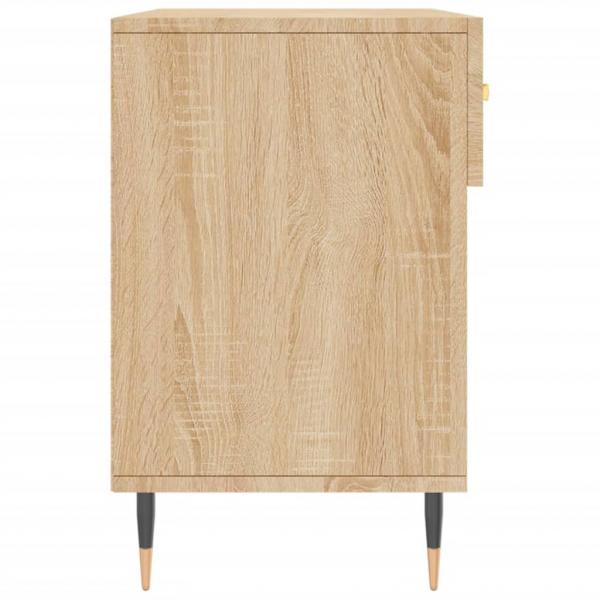 Schuhbank Sonoma-Eiche 102x35x55 cm Holzwerkstoff