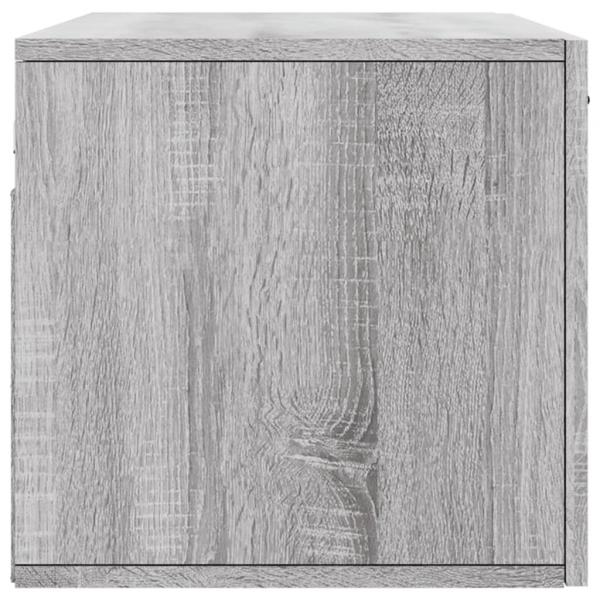 Wandschrank Grau Sonoma 80x36,5x35 cm Holzwerkstoff