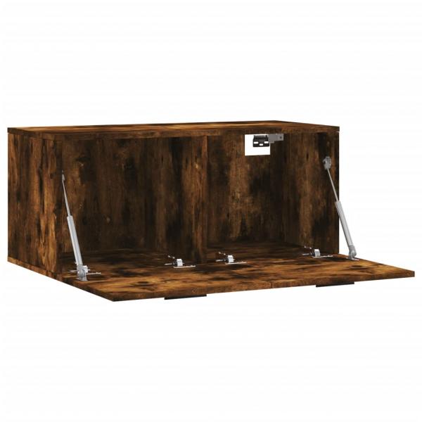 Wandschrank Räuchereiche 80x36,5x35 cm Holzwerkstoff