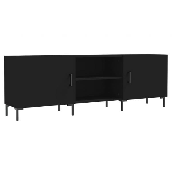 TV-Schrank Schwarz 150x30x50 cm Holzwerkstoff