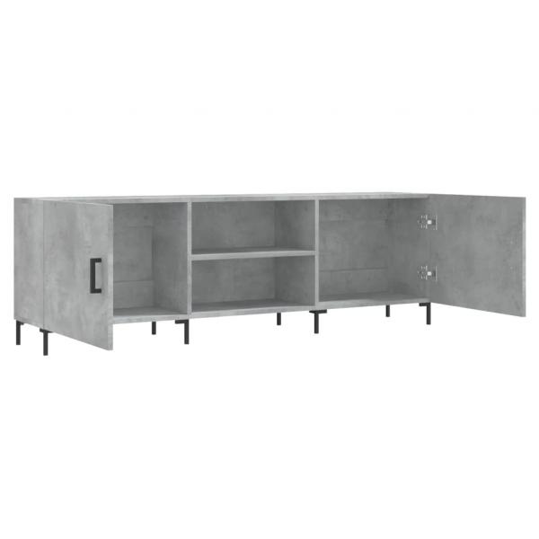 TV-Schrank Betongrau 150x30x50 cm Holzwerkstoff