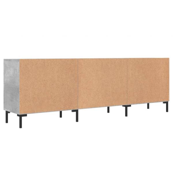 TV-Schrank Betongrau 150x30x50 cm Holzwerkstoff