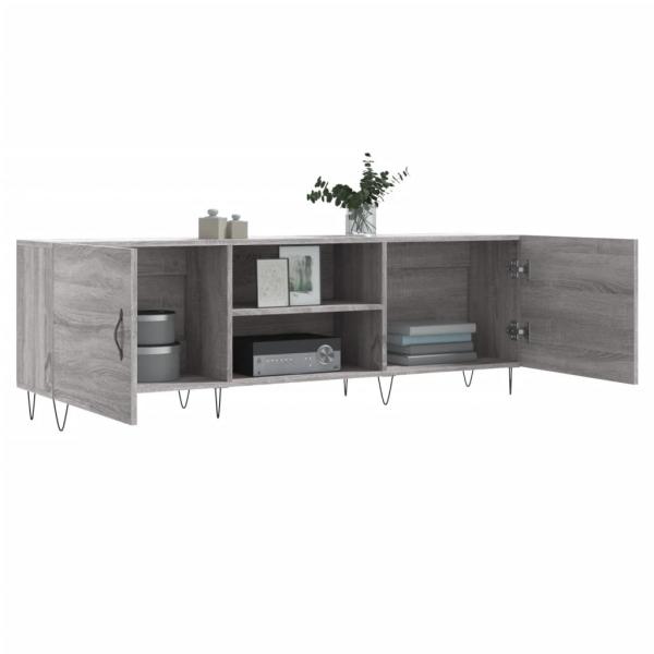 TV-Schrank Grau Sonoma 150x30x50 cm Holzwerkstoff