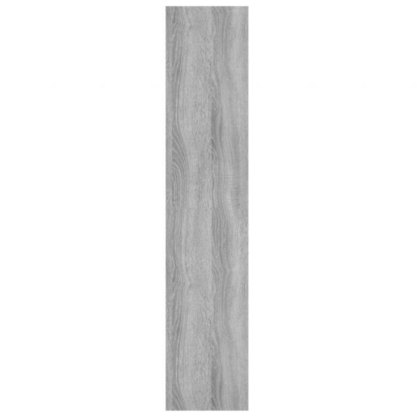 Wandregal Grau Sonoma 90x16x78 cm Holzwerkstoff