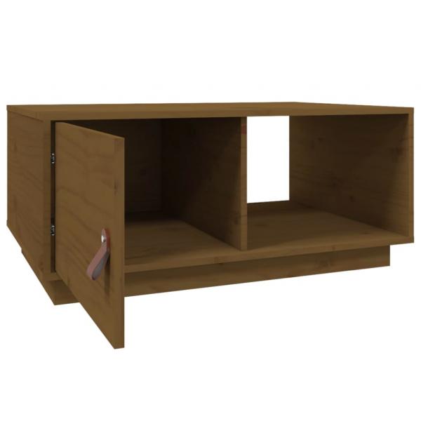 Couchtisch Honigbraun 80x50x35,5 cm Massivholz Kiefer