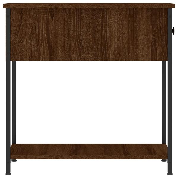 Nachttische 2 Stk. Braun Eichen-Optik 30x60x60 cm Holzwerkstoff