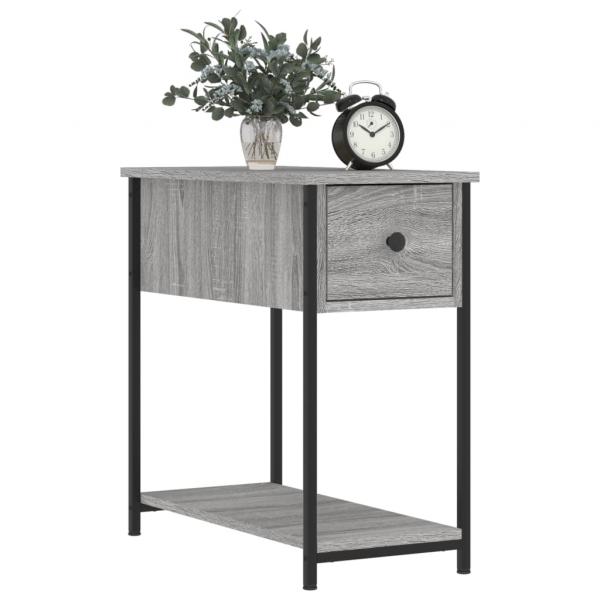 Nachttische 2 Stk. Grau Sonoma 30x60x60 cm Holzwerkstoff