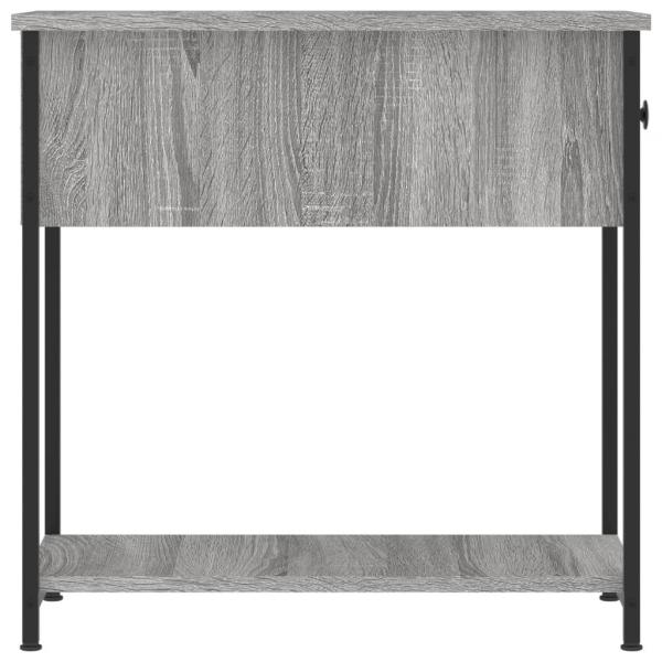 Nachttische 2 Stk. Grau Sonoma 30x60x60 cm Holzwerkstoff