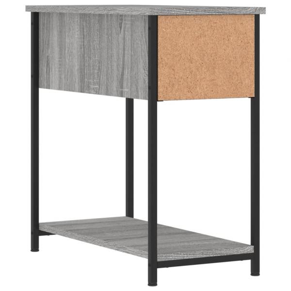 Nachttische 2 Stk. Grau Sonoma 30x60x60 cm Holzwerkstoff