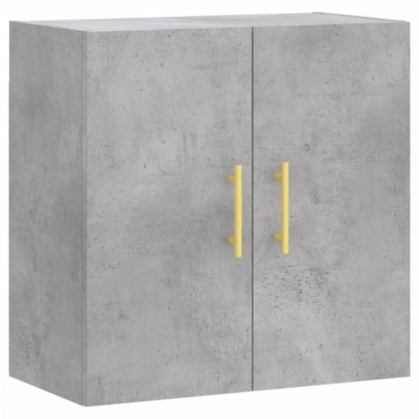 Wandschrank Betongrau 60x31x60 cm Holzwerkstoff