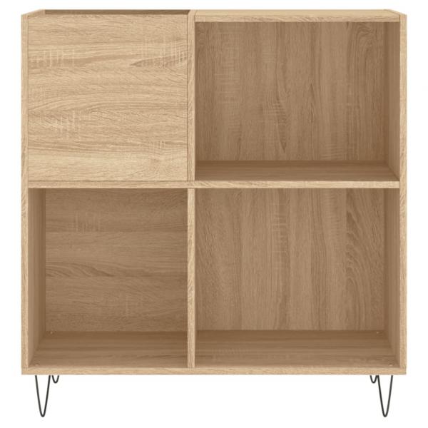 Plattenschrank Sonoma-Eiche 84,5x38x89 cm Holzwerkstoff