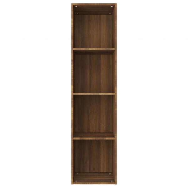 Bücherschrank/TV-Schrank Braun Eichen-Optik 36x30x143 cm