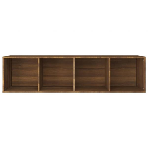 Bücherschrank/TV-Schrank Braun Eichen-Optik 36x30x143 cm