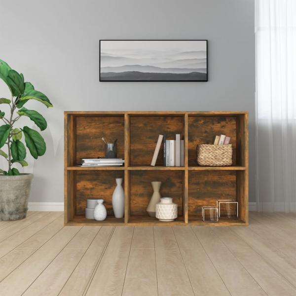 Bücherregal/Sideboard Räuchereiche 66x30x98 cm Holzwerkstoff