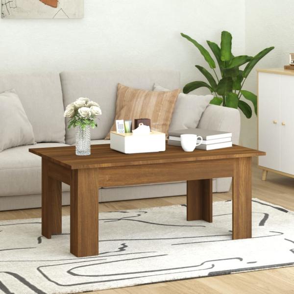 Couchtisch Braun Eichen-Optik 100x60x42 cm Holzwerkstoff