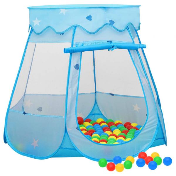 ARDEBO.de - Kinder-Spielzelt Blau 102x102x82 cm 