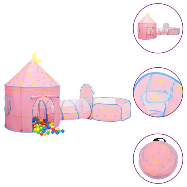 ARDEBO.de - Spielzelt für Kinder Rosa 301x120x128 cm