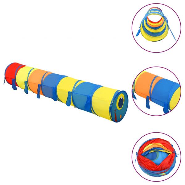 Spieltunnel für Kinder Mehrfarbig 245 cm Polyester