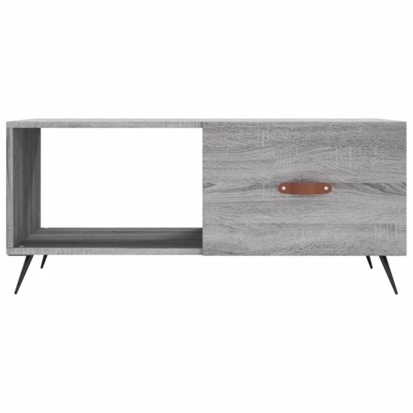 Couchtisch Grau Sonoma 90x50x40 cm Holzwerkstoff