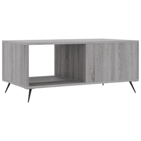 Couchtisch Grau Sonoma 90x50x40 cm Holzwerkstoff