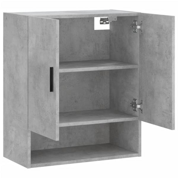 Wandschrank Betongrau 60x31x70 cm Holzwerkstoff