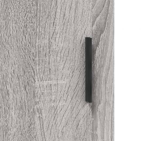 Wandschrank Grau Sonoma 60x31x70 cm Holzwerkstoff